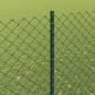 Preview: Maschendrahtzaun mit Pfosten 10 x 1,6 m PVC-beschichteter Stahl