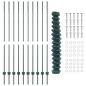 Preview: Maschendrahtzaun mit Pfosten 10 x 1,6 m PVC-beschichteter Stahl