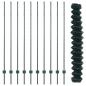 Preview: Maschendrahtzaun mit Pfosten 10 x 1,6 m PVC-beschichteter Stahl