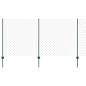 Preview: Maschendrahtzaun mit Pfosten 10 x 1,2 m PVC-beschichteter Stahl
