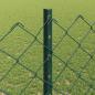 Preview: Maschendrahtzaun mit Pfosten 10 x 1,2 m PVC-beschichteter Stahl