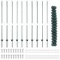 Preview: Maschendrahtzaun mit Pfosten 10 x 1,4 m PVC-beschichteter Stahl