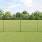 Preview: ARDEBO.de - Maschendrahtzaun mit Pfosten 10 x 1,5 m PVC-beschichteter Stahl