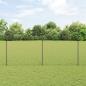 Preview: ARDEBO.de - Maschendrahtzaun mit Pfosten 10 x 1,6 m PVC-beschichteter Stahl