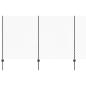 Preview: Zaun mit Pfosten Grau 1,4 x 25 m Stahl und PVC