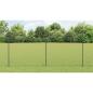 Preview: Maschendrahtzaun mit Pfosten 25 x 1,6 m PVC-beschichteter Stahl