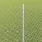 Preview: Maschendrahtzaun mit Pfosten 10 x 1,4 m Verzinkter Stahl Silber