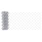 Preview: Zaun mit Pfosten Silber 0,4 x 10 m Stahl