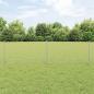 Preview: ARDEBO.de - Maschendrahtzaun mit Pfosten 10 x 0,6 m Verzinkter Stahl Silber