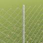 Preview: Zaun mit Pfosten Silber 1,6 x 10 m Stahl