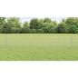 Preview: Zaun mit Pfosten Silber 0,4 x 10 m Stahl
