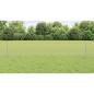 Preview: Zaun mit Pfosten Silber 0,4 x 10 m Stahl