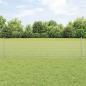 Preview: ARDEBO.de - Zaun mit Pfosten Silber 0,5 x 10 m Stahl
