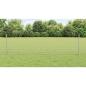 Preview: Zaun mit Pfosten Silber 0,5 x 25 m Stahl
