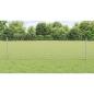 Preview: Zaun mit Pfosten Silber 0,6 x 25 m Stahl