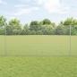 Preview: ARDEBO.de - Zaun mit Pfosten Silber 1,2 x 25 m Stahl