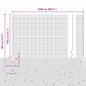 Preview: Zaun mit Pfosten Silber 1,4 x 25 m Stahl
