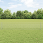 Preview: Schweissdrahtzaun mit Pfosten 50 x 0,4 m Verzinkter Stahl Netz