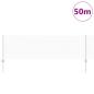 Preview: Zaun mit Pfosten Silber 0,6 x 50 m Stahl
