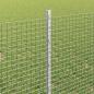Preview: Geschweißter Drahtzaun mit Pfosten 50 x 0,8 m Verzinkter Stahl