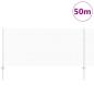 Preview: Zaun mit Pfosten Silber 1 x 50 m Stahl