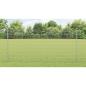 Preview: Zaun mit Pfosten Silber 1,2 x 50 m Stahl