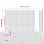 Preview: Zaun mit Pfosten Grün 1,2 x 10 m Stahl und PVC