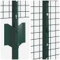 Preview: Zaun mit Pfosten Grün 1,2 x 25 m Stahl und PVC