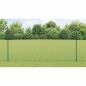 Preview: Zaun mit Pfosten Grün 1.6 x 25 m Stahl und PVC