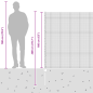 Preview: Zaun mit Pfosten Grün 1.6 x 25 m Stahl und PVC