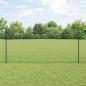 Preview: ARDEBO.de - Geschweißter Drahtzaun mit Pfosten 50 x 1,2 m Grün Netz