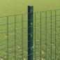 Preview: Geschweißter Drahtzaun mit Pfosten 50 x 1,2 m Grün Netz