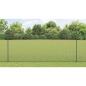 Preview: Zaun mit Pfosten Grau 1,4 x 25 m Stahl und PVC