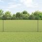 Preview: ARDEBO.de - Geschweißter Drahtzaun mit Pfosten 25 x 1,4 m Grau Netz