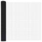 Preview: Zaun mit Pfosten Grau 1,2 x 50 m Stahl und PVC