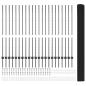 Preview: Zaun mit Pfosten Grau 1,4 x 50 m Stahl und PVC