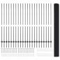 Preview: Zaun mit Pfosten Grau 1,5 x 50 m Stahl und PVC