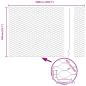 Preview: Zaun mit Pfosten Grün 1,4 x 10 m Stahl und PVC