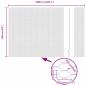 Preview: Zaun mit Pfosten Grün 1,6 x 10 m Stahl und PVC