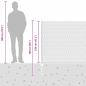 Preview: Zaun mit Pfosten Grün 1,2 x 25 m Stahl