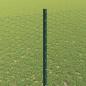 Preview: Zaun mit Pfosten Grün 1,4 x 25 m Stahl