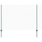 Preview: Sechseckzaun mit Pfosten 25 x 1,5 m PVC-beschichteter Stahl