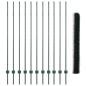 Preview: Sechseckzaun mit Pfosten 25 x 1,5 m PVC-beschichteter Stahl