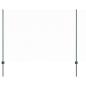 Preview: Sechseckzaun mit Pfosten 25 x 1,5 m PVC-beschichteter Stahl