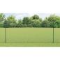 Preview: Zaun mit Pfosten Grün 1.6 x 25 m Stahl und PVC
