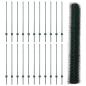 Preview: Sechseckzaun mit Pfosten 50 x 1,2 m PVC-beschichteter Stahl