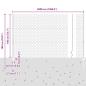 Preview: Zaun mit Pfosten Grün 1,4 x 50 m Stahl und PVC