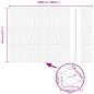Preview: Zaun mit Pfosten Grün 1,4 x 50 m Stahl und PVC
