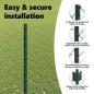 Preview: Zaun mit Pfosten Grün 1,4 x 50 m Stahl und PVC