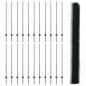 Preview: Zaun mit Pfosten Grün 1,4 x 50 m Stahl und PVC